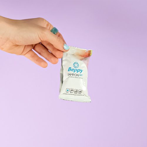 Beppy Tampon WET - Mazací tampon z houby - 8 kusů
