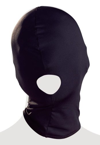 Špatná kočičí hlava s maskou Ústa