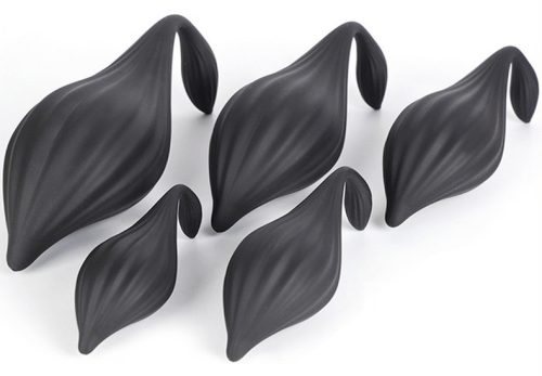 Bulby - Premium Silicone Anal Plug M (14 x 7 cm) in Black