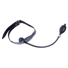 Inflatable Leather Ball Mask – Stylish Sensual Pleasure