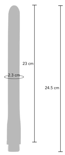 Streamer – silicone rectal wash tip 23 x 2 cm
