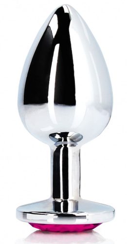 Bijou Heart Gem S – Silver-Pink Anal Pampering