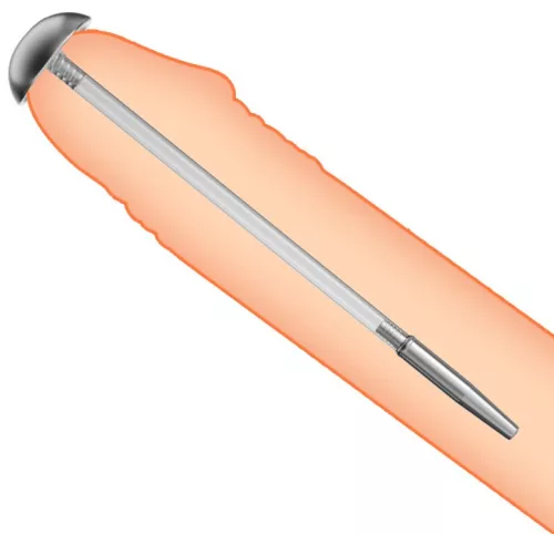 Jet Shower - waterproof anal plug 20.5 cm, 7 mm diameter