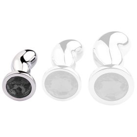   Bijou Bean Silver – elegant anal accessory, premium quality