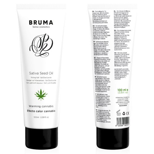 BRUMA - Warming Slider Gel in Cannabis Flavour 100 ml