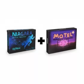   Niagara Potency Enhancer for Men - 4 pcs + Motel 69+ Capsules for Men 2 pcs